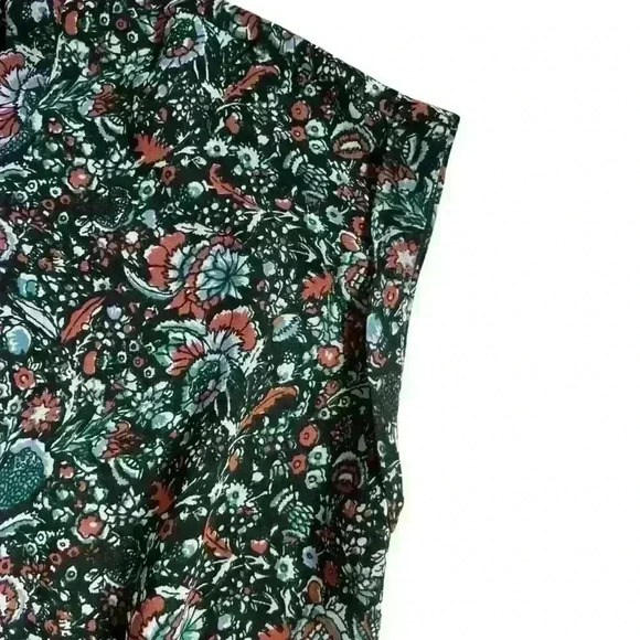 Revolve Rebecca Minkoff Ollie Floral Ruffle Dress Black Multi - Picture 3 of 10